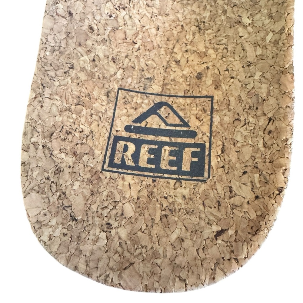 Reef Vista Cushion Hi Platform Black Slide Sandals size 8 beach vaca - Picture 3 of 5